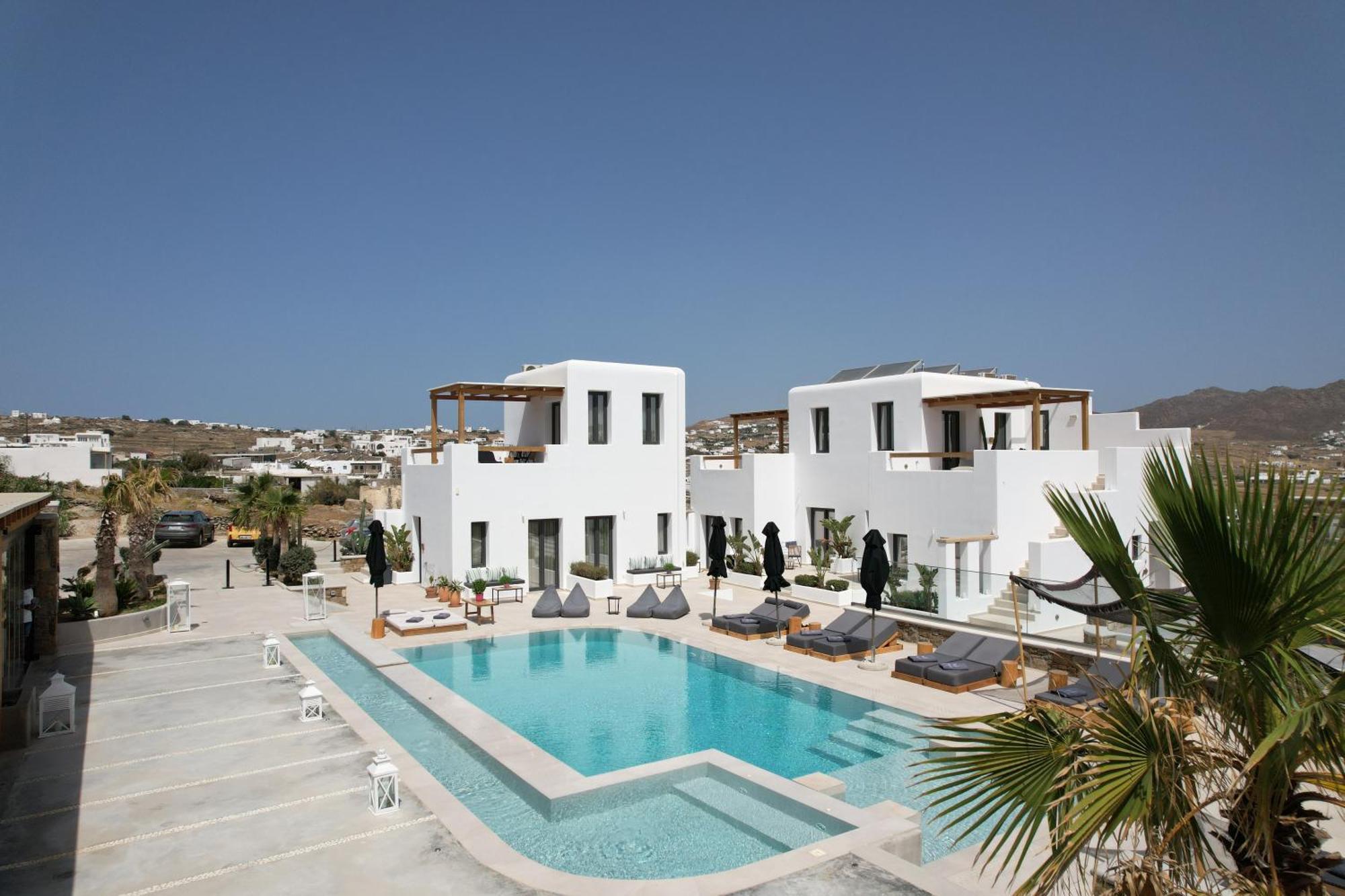 Le Palme Mykonos Hotell Klouvas Exteriör bild