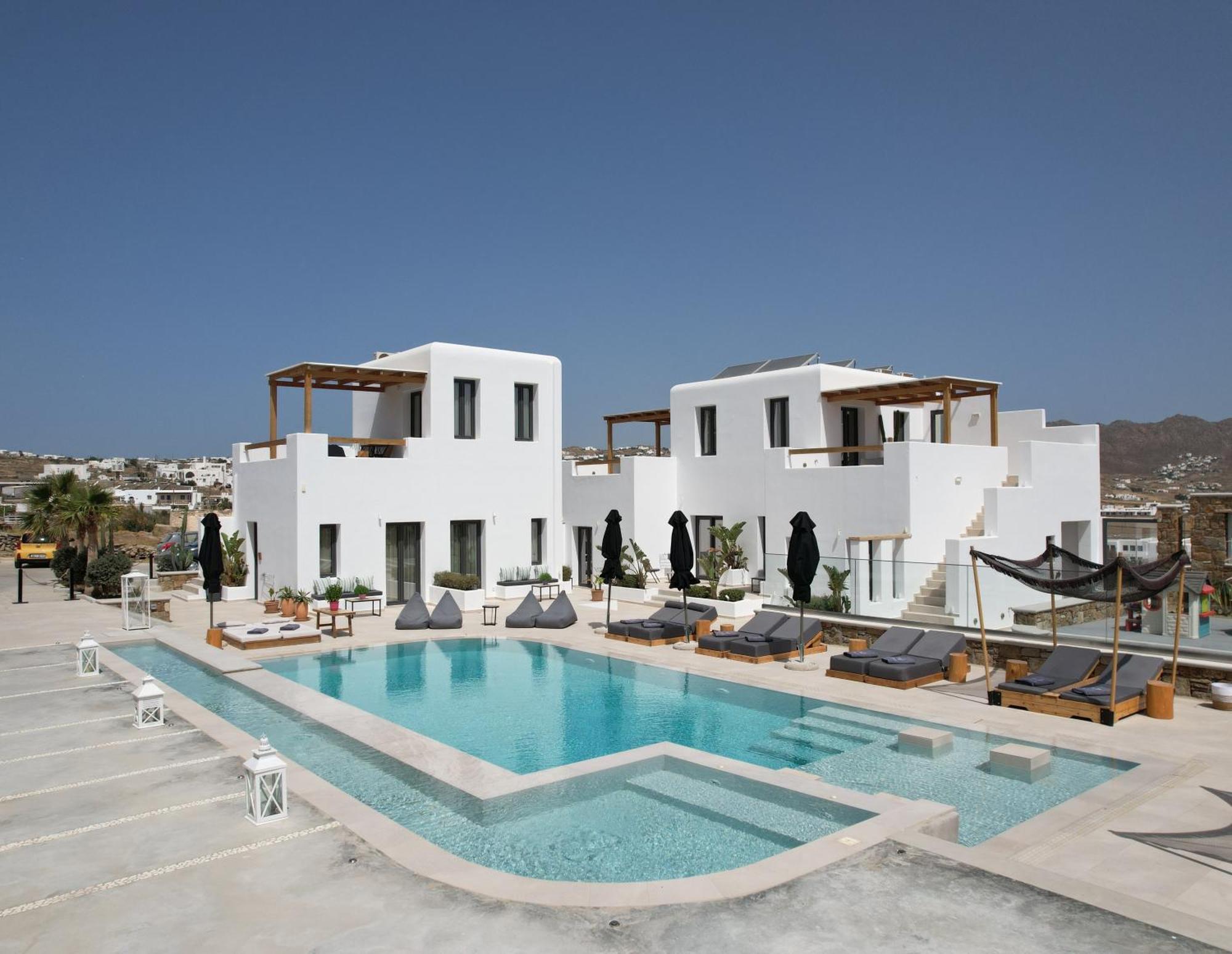 Le Palme Mykonos Hotell Klouvas Exteriör bild